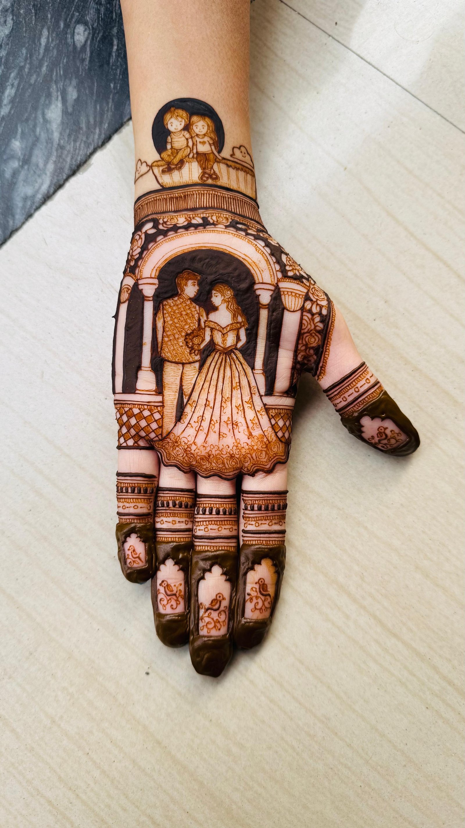 Engagement Mehndi - bridal mehndi service